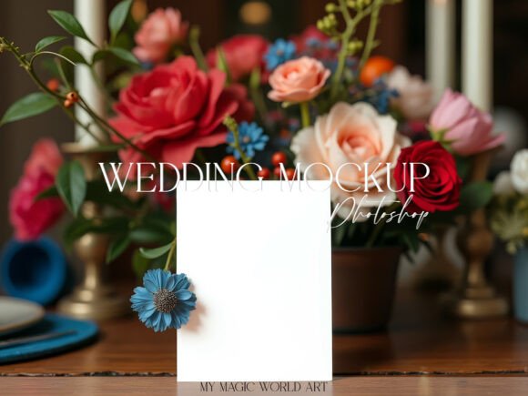 Download Floral Wedding Card Mockup PSD - Premium Bundle