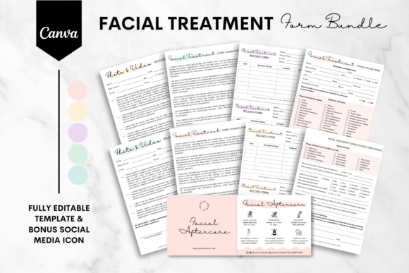 Download Facial Business Form Template Bundle 1 - Business form Collection
